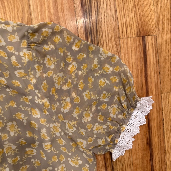 NEW NWT ROOLEE WILDE FLORAL midi maxi  dress with lace detail Size  XXL 2X - Picture 6 of 10